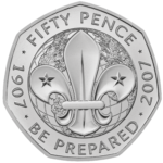 03_Celebrating 50 Years of the 2019 Scouting UK 50p Brilliant Uncirculated Coin Set British Culture – reverse UK195CBU