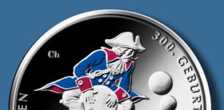 20-Euro-Gedenkmünze „300. Geburtstag Freiherr von Münchhausen“