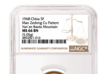 Spektakuläre Sammlung chinesischer Proben mit Mao Zedong
