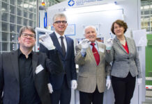 Anprägung der neuen 10-Euro-Sondermünze in Karlsruhe
