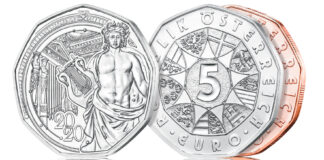 Österreichs Neujahrsmünze 2020 feiert Wiens Musikverein