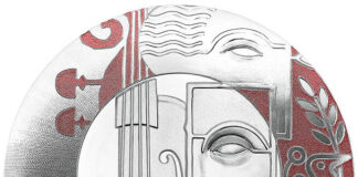 Silbermünze „100 Jahre Salzburger Festspiele“ mit ungewöhnlicher Form