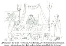 Unser Cartoon: Franklins Welt