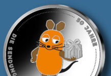Eine Münze für die Maus: „50 Jahre Die Sendung mit der Maus“