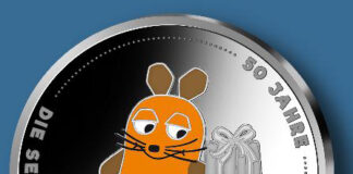 Eine Münze für die Maus: „50 Jahre Die Sendung mit der Maus“