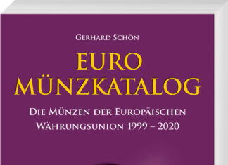 Euro-Münzkatalog auf dem Stand von 2020