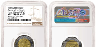 NGC zertifiziert Beeston Collection mit britischen Fehlprägungen
