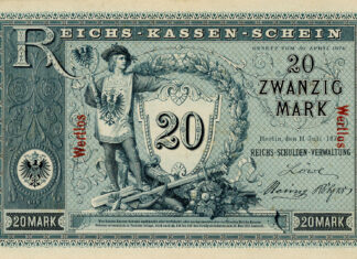 1871-1909: Zeit der Fälschungen – Teil 3: Gefälschte Reichskassenscheine zu 20 Mark