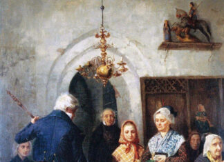 Ein ausgedienter Klingelbeutel erzählt eine Weihnachtsgeschichte