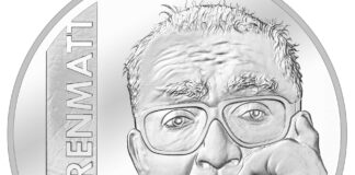 Swissmint ehrt Friedrich Dürrenmatt