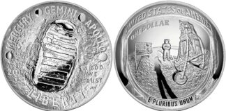 US-Münze zur Mondlandung ist Coin of the Year 2021