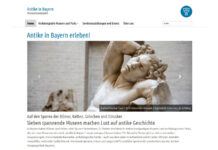 Museumsnetzwerk „Antike in Bayern“ – jetzt auch digital