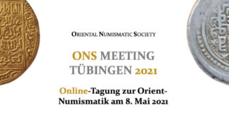 Oriental Numismatic Society tagt 2021 online