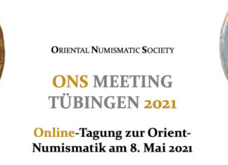 Oriental Numismatic Society tagt 2021 online