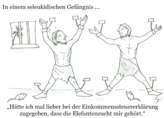 Unser Cartoon: Franklins Welt