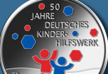 Deutschlands neue Sammlermünze „50 Jahre Deutsches Kinderhilfswerk“