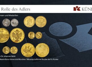 Was machen Adler auf Münzen und Medaillen?