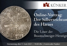 Löser aus Harzer Silber: Künker-Online-Vortrag