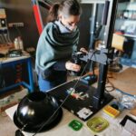 08-Nora Marosi using the station for RTI photography