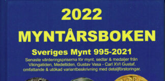 Myntårsboken. Sveriges Mynt 995-2021