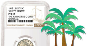 Über 4 Millionen US-Dollar für „Hawaii Five-O“-Nickel