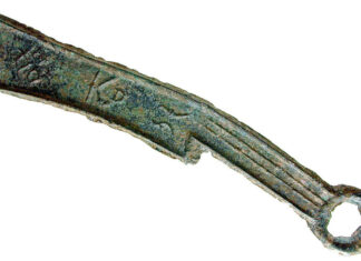 Numismatisches Puzzle: Messermünze