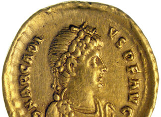 Numismatisches Puzzle: Arcadius