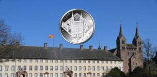 Deutschlands 20-Euro-Sammlermünze „1200 Jahre Kloster Corvey“