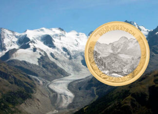 „Morteratschgletscher“ eröffnet die Serie „Schweizer Gletscher“