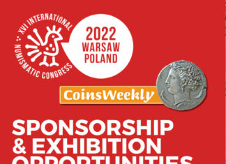 Der Internationale Numismatische Kongress in Warschau sucht Sponsoren