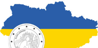 Estlands 2-Euro-Münze für die Freiheit der Ukraine