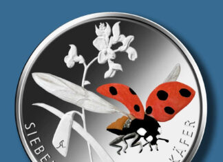 Deutschlands 5-Euro-Sammlermünze „Siebenpunkt Marienkäfer“