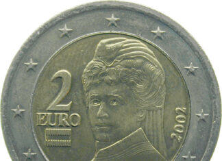 Numismatisches Puzzle: Bertha von Suttner