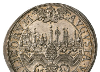 Numismatisches Puzzle: Augsburg