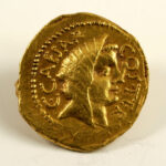 01-DSC 0001 Abb.8 Aureus. Gold. 8.09 g.Rom. 46 v. Chr.