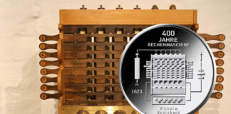Deutsche 20-Euro-Sammlermünze feiert Rechenmaschine von Wilhelm Schickard