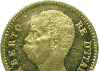 Numismatisches Puzzle: Umberto I.
