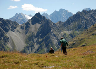 Römische Soldaten im Hochgebirge