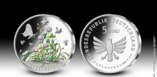 Ausgabe der 5-Euro-Sammlermünze „Insektenreich“ verschoben