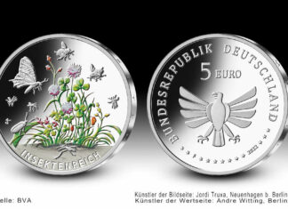 Ausgabe der 5-Euro-Sammlermünze „Insektenreich“ verschoben