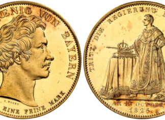 Ein einmaliges Set: Die Goldabschläge vom Bayerischen Geschichtstaler