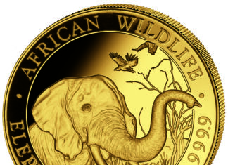 Eine Anlagemünze aus Deutschland: Der Somalia-Elefant