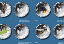 „Wunderwelt Insekten“ bekommt vier neue 5-Euro-Sammlermünzen
