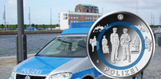Deutschland ehrt die Polizei mit 10-Euro-Sammlermünze