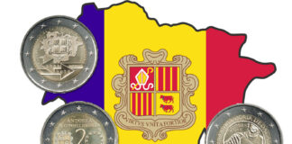 Echt selten im Umlauf: 2-Euro-Gedenkmünzen aus Andorra