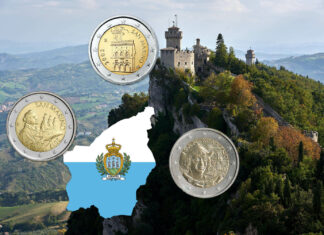 Kaum im Umlauf zu finden: 2-Euro-Gedenkmünzen aus San Marino