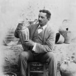 01-25. Sir Arthur Evans at the Palace of Knossos, 1901