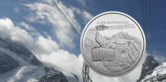 Per Seilbahn über die Grenze: Swissmint präsentiert „Luftseilbahn Klein Matterhorn“